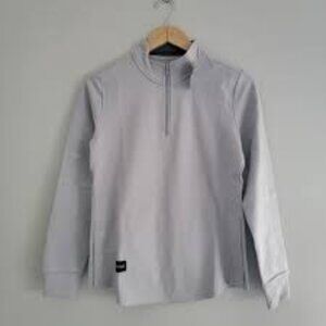 Sunrun Sweatshirt Womens Gray Pullover Magnetic‎ Sides Fabric Of League Size Med